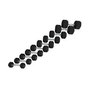 KIT MANUBRI ESAGONALI DA 2,5 KG A 20 KG