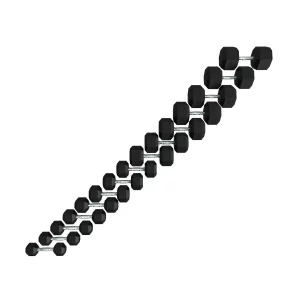 KIT MANUBRI ESAGONALI DA 2,5 KG A 50 KG