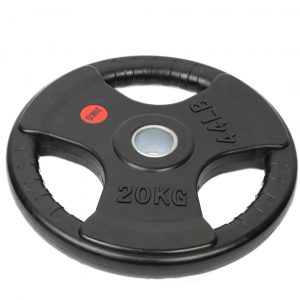 Disco Olimpionico in ghisa gommata 20 kg
